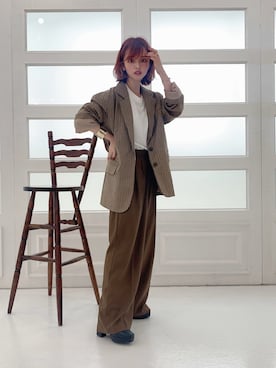 「ラブアンドピース2020」｜「アイテム（ブーツ）」を使った、yuri.さん（レディース・150cm）の秋コーディネート