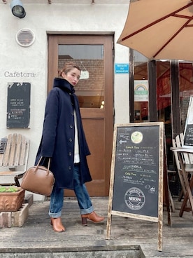 「BLESS（ブレス）のアイテム」を使った、yuri.さん（レディース・150cm）の冬コーディネート