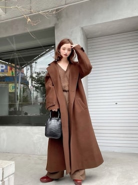 「yukichi.（ユキチ）のアイテム」を使った、yuri.さん（レディース・150cm）の冬コーディネート