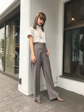 「G.V.G.V.（ジーヴィージーヴィー）のアイテム（アクセサリー）」を使った、nanaka ishiiさん（レディース・161cm）の春コーディネート