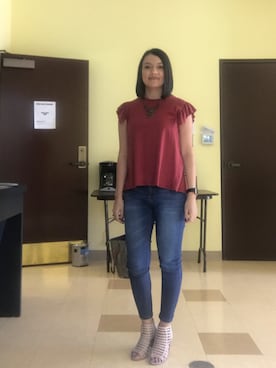 「SODAのアイテム」を使った、Tanita 💜さん（レディース・160cm）の夏コーディネート