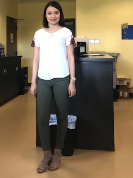 「HAUTE（オート）のアイテム」を使った、Tanita 💜さん（レディース・160cm）の秋コーディネート