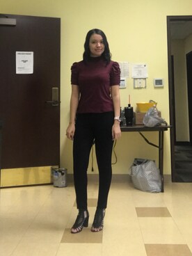 「UNKNOWN.（アンノウン）のアイテム（パンツ）」を使った、Tanita 💜さん（レディース・160cm）の秋コーディネート