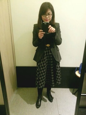 「wonder（ワンダー）のアイテム」を使った、c a r m zさん（レディース・165cm）の冬コーディネート