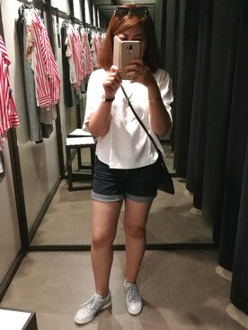 「GLASSONS（グラッソンズ）のアイテム」を使った、c a r m zさん（レディース・165cm）の秋コーディネート