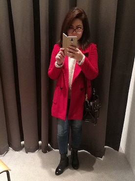 「ALDO（アルド）のアイテム（ブーティ）」を使った、c a r m zさん（レディース・165cm）の秋コーディネート