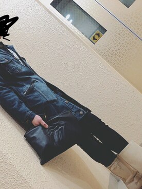 「RATTLE TRAP（ラトルトラップ）のアイテム（デニムジャケット）」を使った、てゃんさん（メンズ・176cm）の春コーディネート