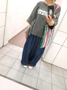 しまこさん（レディース・157cm）の夏コーディネート