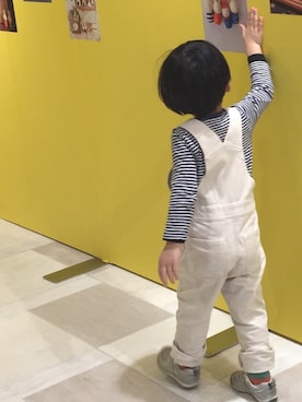 「Miffy（ ミッフィー）のアイテム（その他）」を使った、halu＊itsuさん（キッズ・100cm）の冬コーディネート