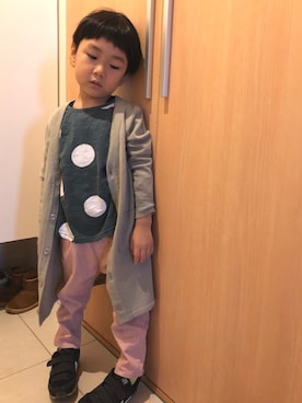 「スキップランド（スキップランド）のアイテム」を使った、halu＊itsuさん（キッズ・100cm）の秋コーディネート