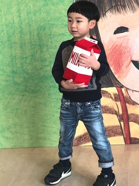 「Tappet（タペット）のアイテム」を使った、halu＊itsuさん（キッズ・100cm）の冬コーディネート