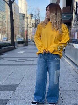 「アビレックス」｜Ｓさん（レディース・155cm・20代）の冬コーディネート