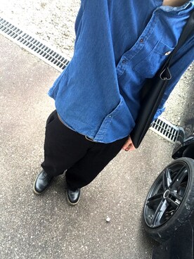 「Dr. Martens（ドクターマーチン）のDr.Martens VINTAGE1461（ブーツ）」を使った、かきちさん（メンズ・178cm）の夏コーディネート