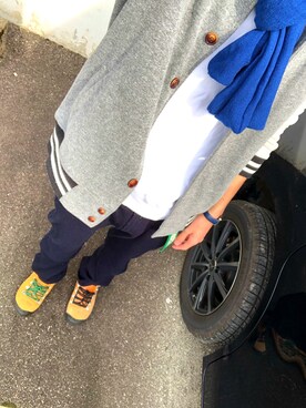 「KEEN（キーン）のアイテム（その他シューズ）」を使った、かきちさん（メンズ・178cm）の秋コーディネート