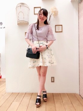 マジェスティックレゴン西宮ガーデンズ店スタッフさん（レディース・164cm）の夏コーディネート