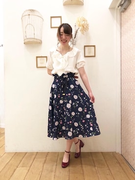 マジェスティックレゴン西宮ガーデンズ店スタッフさん(レディース・164cm)の夏コーディネート