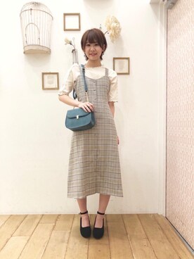 マジェスティックレゴン西宮ガーデンズ店スタッフさん（レディース・155cm）の夏コーディネート