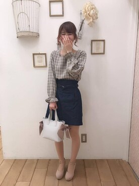 マジェスティックレゴン西宮ガーデンズ店スタッフさん（レディース・155cm）の冬コーディネート