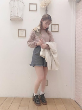 マジェスティックレゴン西宮ガーデンズ店スタッフさん（レディース・155cm）の春コーディネート