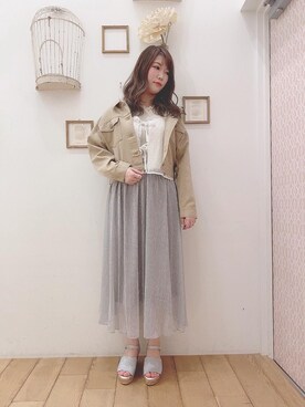 マジェスティックレゴン西宮ガーデンズ店スタッフさん(レディース・161cm)の春コーディネート