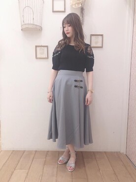 マジェスティックレゴン西宮ガーデンズ店スタッフさん（レディース・161cm）の夏コーディネート