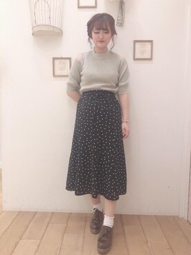 マジェスティックレゴン西宮ガーデンズ店スタッフさん（レディース・155cm）の夏コーディネート