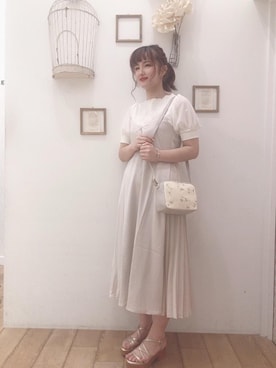 マジェスティックレゴン西宮ガーデンズ店スタッフさん（レディース・155cm）の夏コーディネート