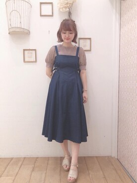 マジェスティックレゴン西宮ガーデンズ店スタッフさん(レディース・155cm)の夏コーディネート