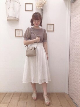 マジェスティックレゴン西宮ガーデンズ店スタッフさん(レディース・155cm)の夏コーディネート