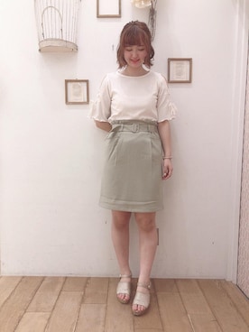 マジェスティックレゴン西宮ガーデンズ店スタッフさん（レディース・155cm）の夏コーディネート