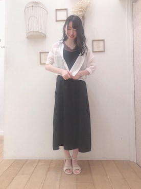 マジェスティックレゴン西宮ガーデンズ店スタッフさん(レディース・155cm)の夏コーディネート