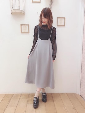 マジェスティックレゴン西宮ガーデンズ店スタッフさん（レディース・155cm）の秋コーディネート