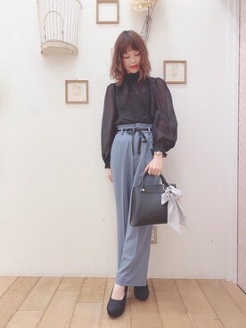 マジェスティックレゴン西宮ガーデンズ店スタッフさん(レディース・155cm)の秋コーディネート