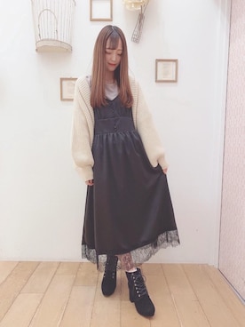 マジェスティックレゴン西宮ガーデンズ店スタッフさん（レディース・153cm）の秋コーディネート