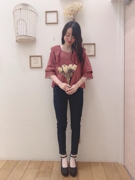 マジェスティックレゴン西宮ガーデンズ店スタッフさん（レディース・164cm）の秋コーディネート