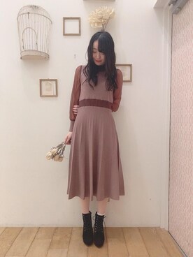 マジェスティックレゴン西宮ガーデンズ店スタッフさん（レディース・164cm）の秋コーディネート