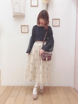 マジェスティックレゴン西宮ガーデンズ店スタッフさん（レディース・155cm）の秋コーディネート