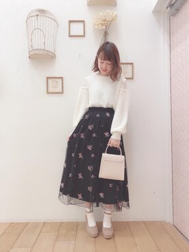 マジェスティックレゴン西宮ガーデンズ店スタッフさん（レディース・155cm）の秋コーディネート