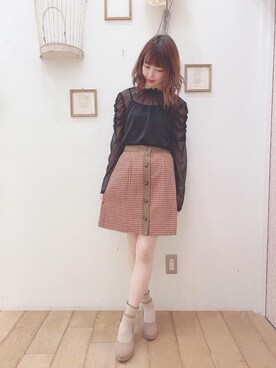 マジェスティックレゴン西宮ガーデンズ店スタッフさん（レディース・155cm）の秋コーディネート