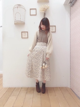 マジェスティックレゴン西宮ガーデンズ店スタッフさん（レディース・155cm）の秋コーディネート