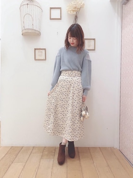 マジェスティックレゴン西宮ガーデンズ店スタッフさん（レディース・155cm）の秋コーディネート