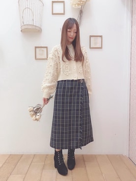 マジェスティックレゴン西宮ガーデンズ店スタッフさん(レディース・153cm)の秋コーディネート