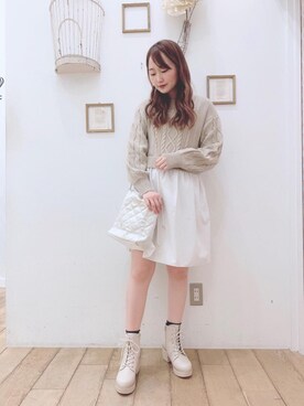 マジェスティックレゴン西宮ガーデンズ店スタッフさん(レディース・155cm)の秋コーディネート