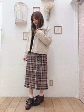 マジェスティックレゴン西宮ガーデンズ店スタッフさん（レディース・155cm）の秋コーディネート