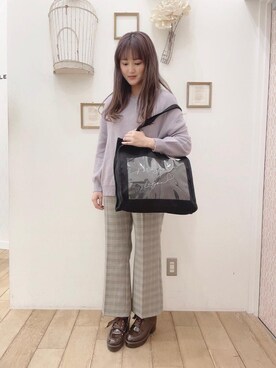 マジェスティックレゴン西宮ガーデンズ店スタッフさん（レディース・155cm）の冬コーディネート