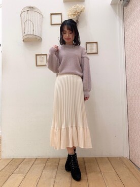 マジェスティックレゴン西宮ガーデンズ店スタッフさん(レディース・155cm)の冬コーディネート