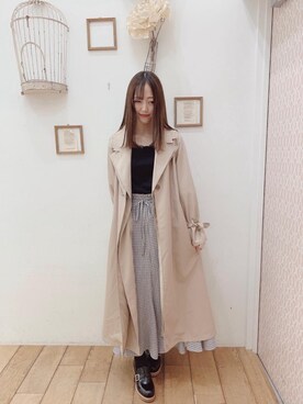 マジェスティックレゴン西宮ガーデンズ店スタッフさん（レディース・153cm）の冬コーディネート