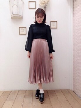 マジェスティックレゴン西宮ガーデンズ店スタッフさん（レディース・155cm）の冬コーディネート