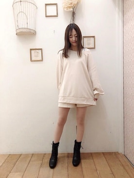 マジェスティックレゴン西宮ガーデンズ店スタッフさん（レディース・153cm）の冬コーディネート