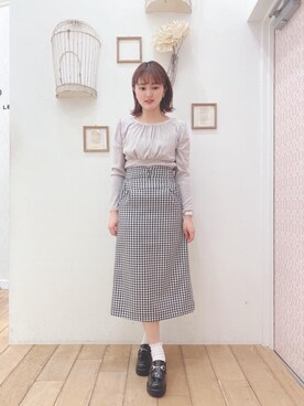 マジェスティックレゴン西宮ガーデンズ店スタッフさん（レディース・155cm）の春コーディネート
